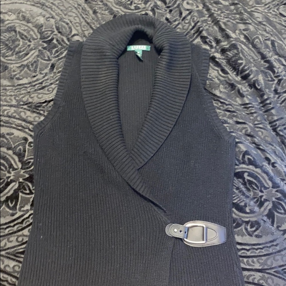 LRL black sweater vest